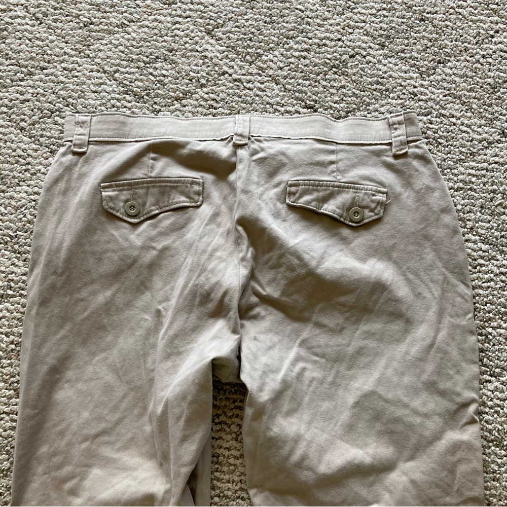 5/$15 Lee Comfort Waistband Light Khaki Tan Pants 16W PETITE - Picture 4 of 11